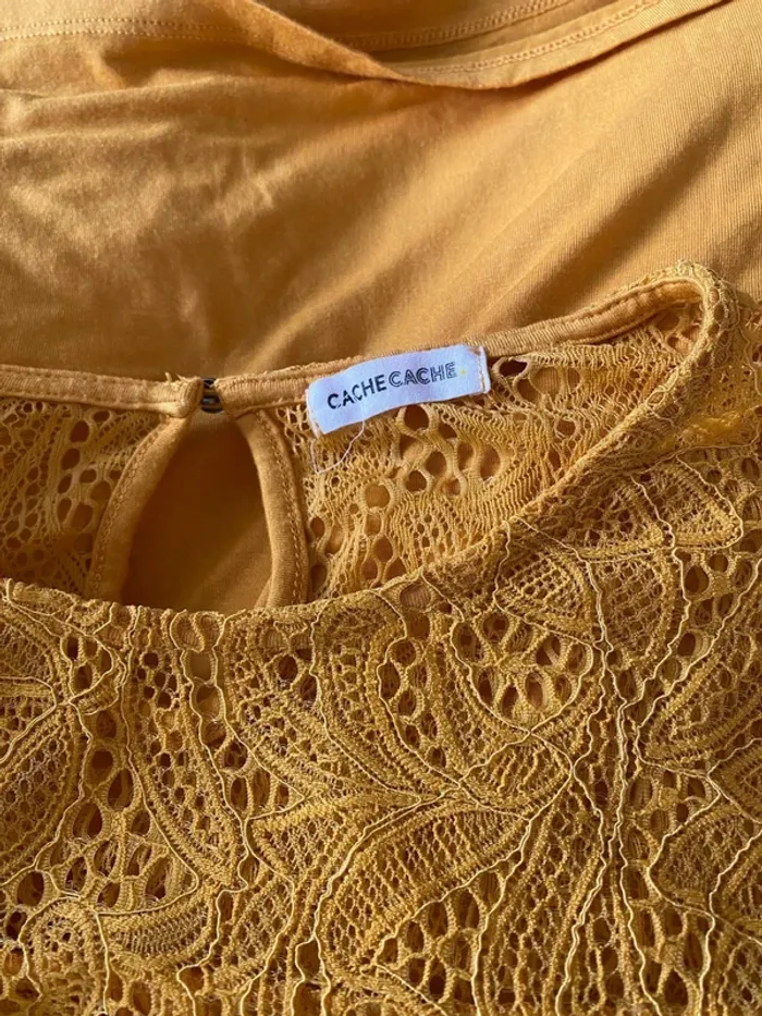Blouse manche longue cache-cache taille xl - photo numéro 3