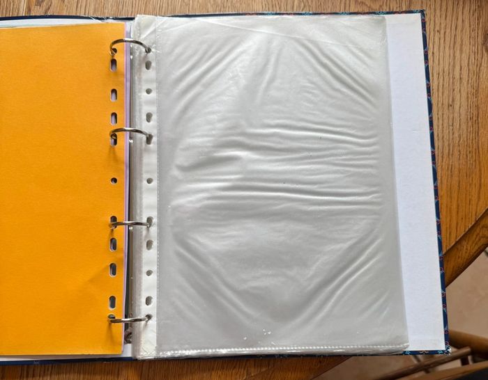 Classeur reine de neiges avec 6 intercalaires et 24 feuilles plastiques - photo numéro 4