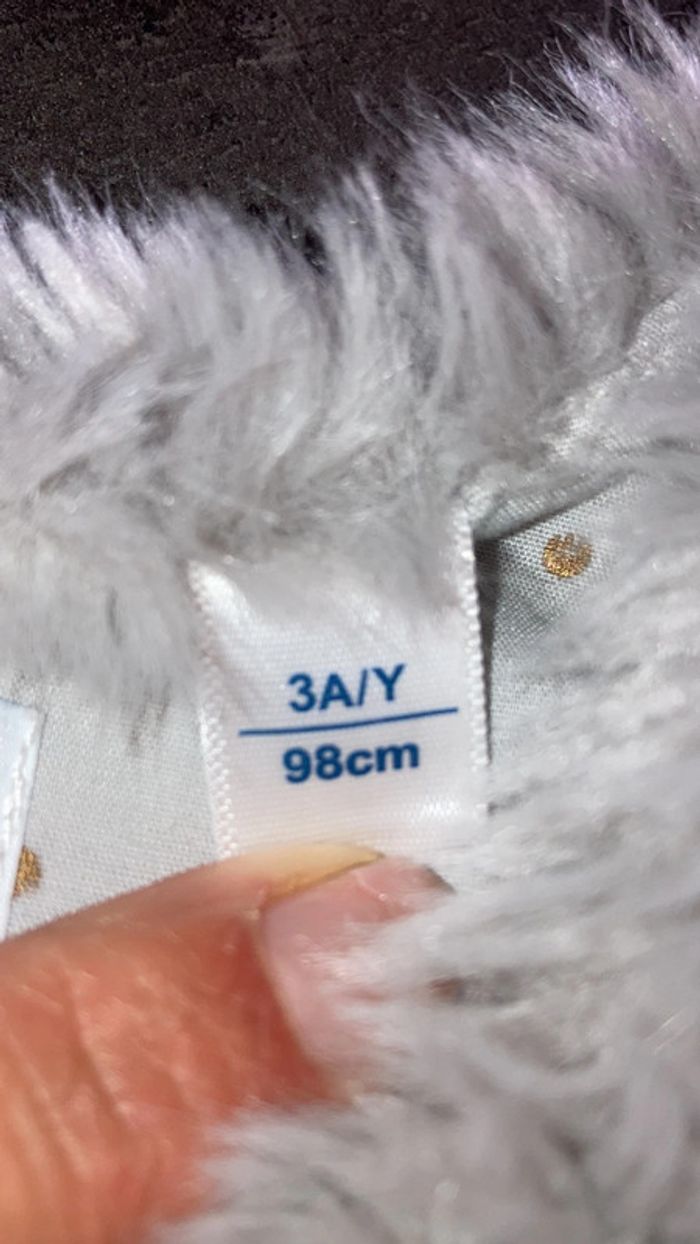 Veste sans manches • 3A fausse fourrure (grise) - photo numéro 3