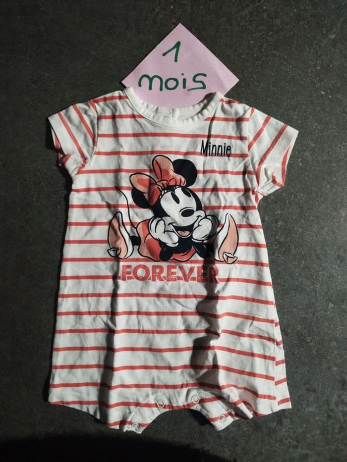 Barboteuse été Minnie 1 mois