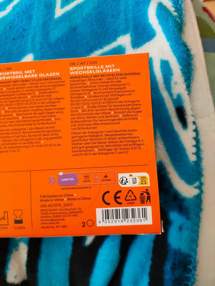 Lunettes de soleil de sport avec verres de rechange Crivit - photo numéro 4