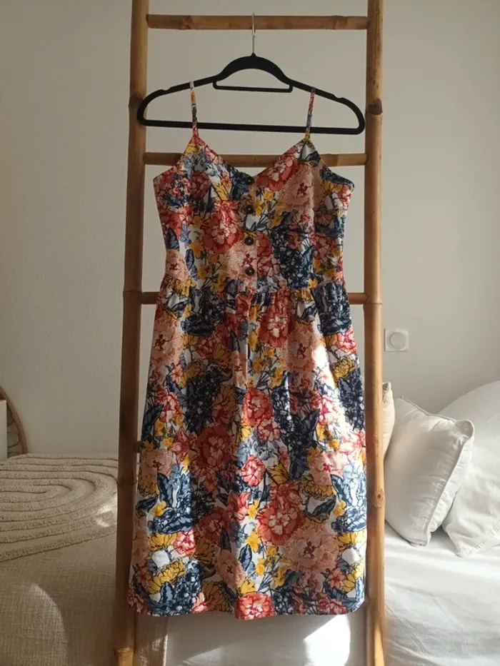 Robe en lin et coton taille 38