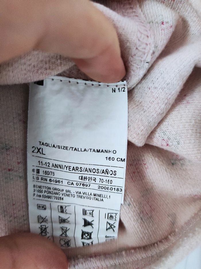 Pull sweat 11 12ans marque benetton - photo numéro 4