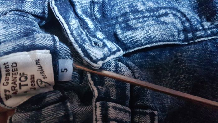 Jeans slim garçon 5 ans bleu TQF - photo numéro 4