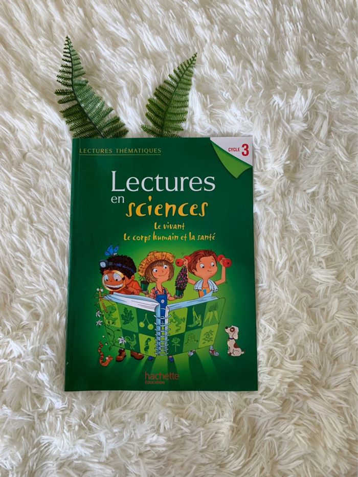 Livre Lecture en Sciences cycle 3