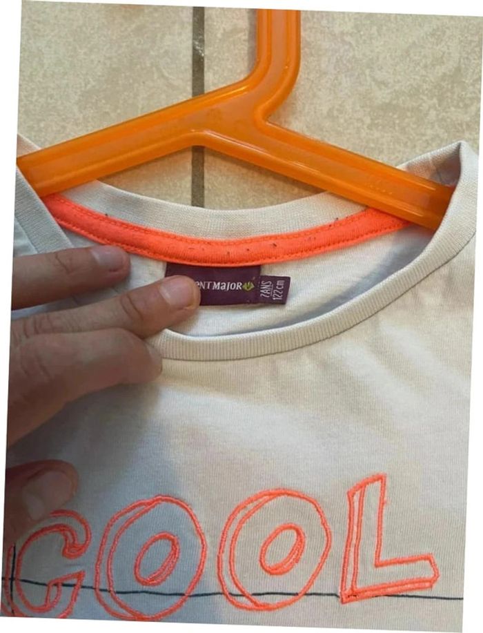 Beau t-shirt manches longues 7 ans sergent major - photo numéro 4