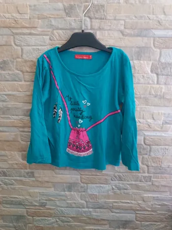 T-shirt bleu canard Tissaia 4A