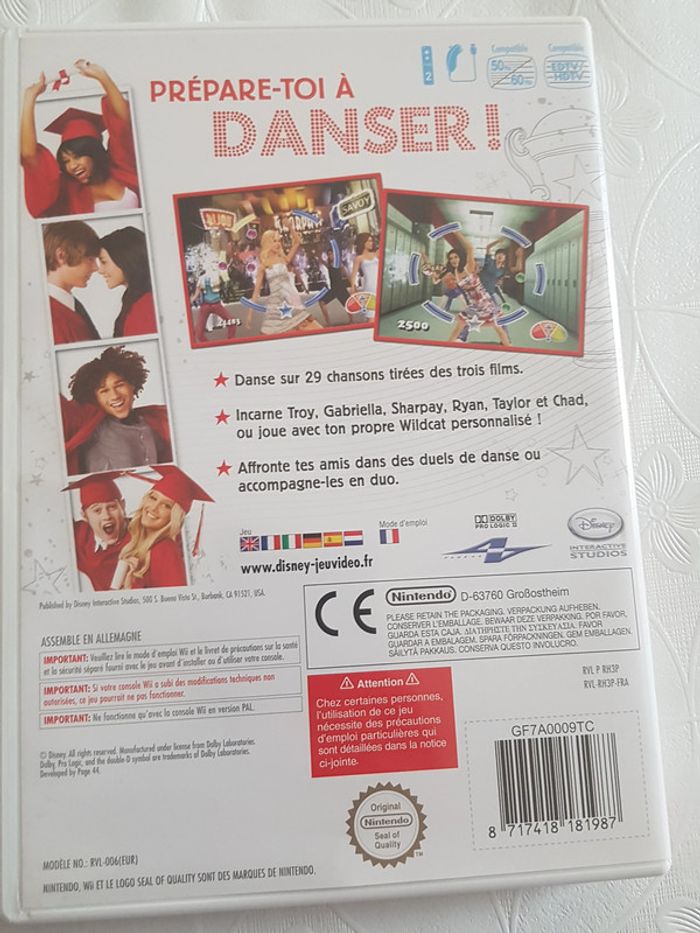 Jeu de wii high school musical - photo numéro 2