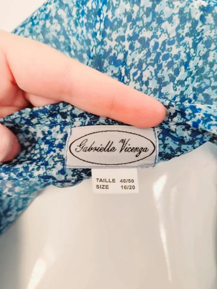 Belle chemise Gabriella Vincenza 46/48 - photo numéro 5