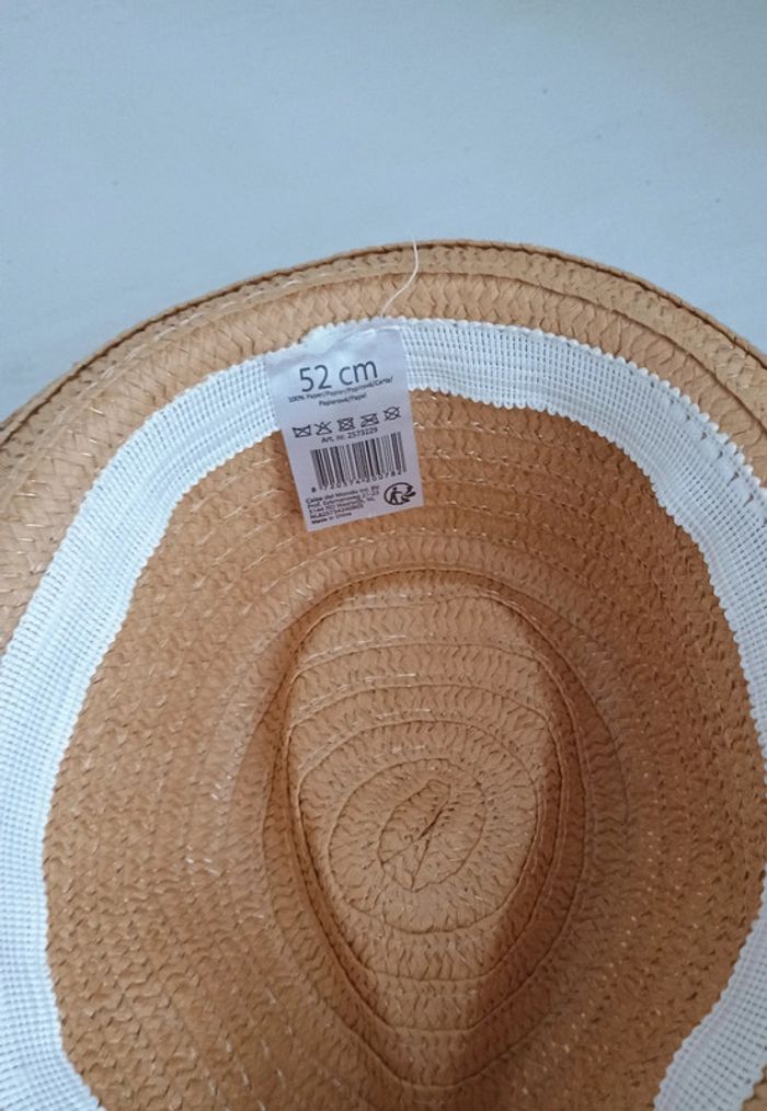 Chapeau soleil été taille 55 et lunettes de soleil - photo numéro 4