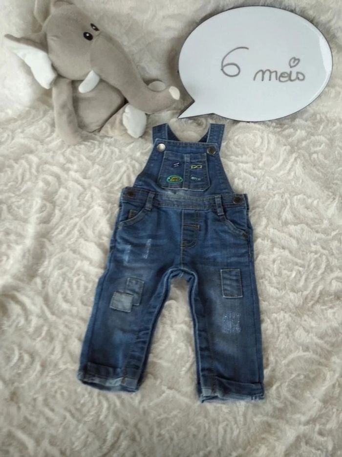 Salopette jeans Garçon 6 mois Gémo