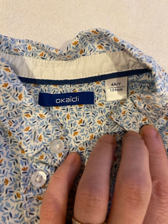Chemise garçons Okaid 4 ans - photo numéro 2