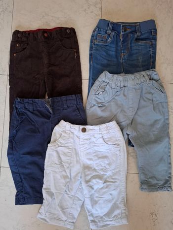 Lot de 5 pantalons 6 mois