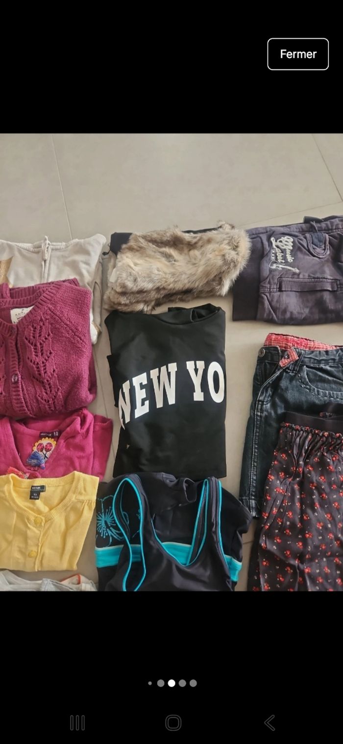Lot vĂȘtements fille đ§ 10 ans - photo numĂ©ro 8