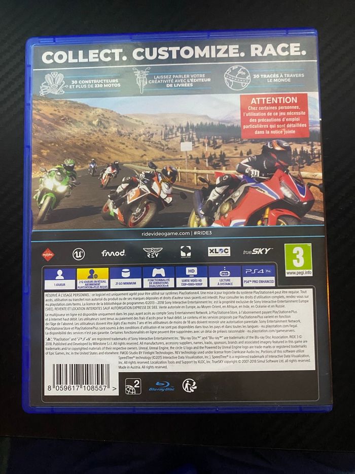 Jeux ps4 Ride 3 - photo numéro 2
