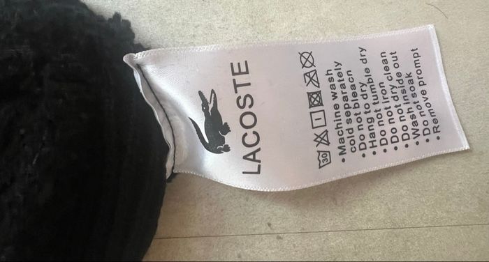 Bonnet Lacoste Taille Unique Noir Neuf avec étiquette - photo numéro 7