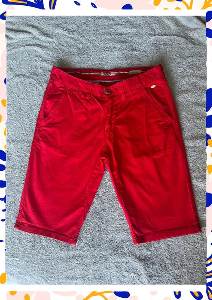 Short Homme Rouge Pétant – Forex – Taille 32/46 🩳