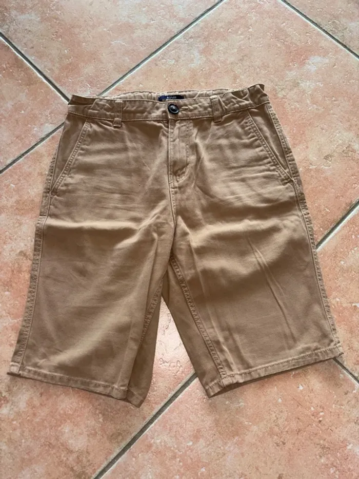 Short kiabi marron beige