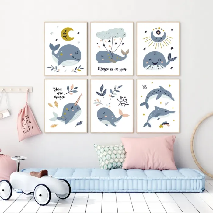Affiches “Océan Magique” pour chambre enfant - photo numéro 3