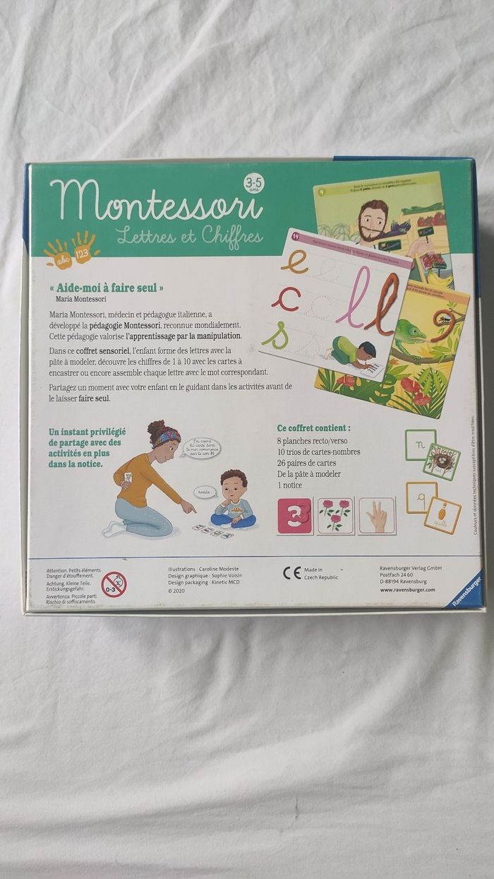 Jeu Montessori lettres et chiffres ravensburger - photo numéro 2