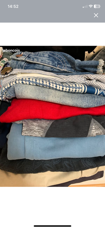 50 vetements femme taille  XS  S  M  printemps / ete = 40 e