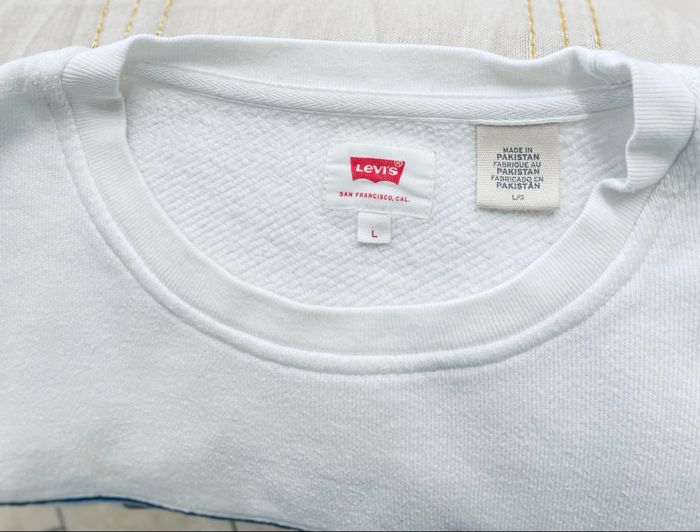 SWEAT-Shirt Blanc Manches Longues Levi’s Homme Taille L /40 Levi’s - photo numéro 9