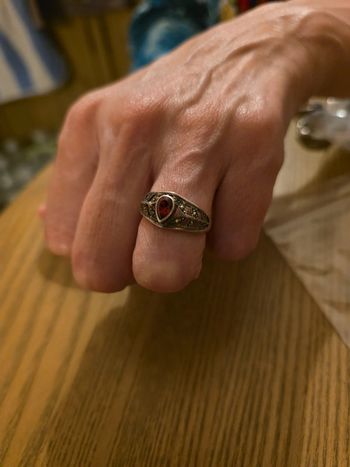 Bague argent taille 58