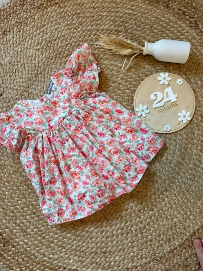 Tee shirt fleuris - Vertbaudet - 24 mois