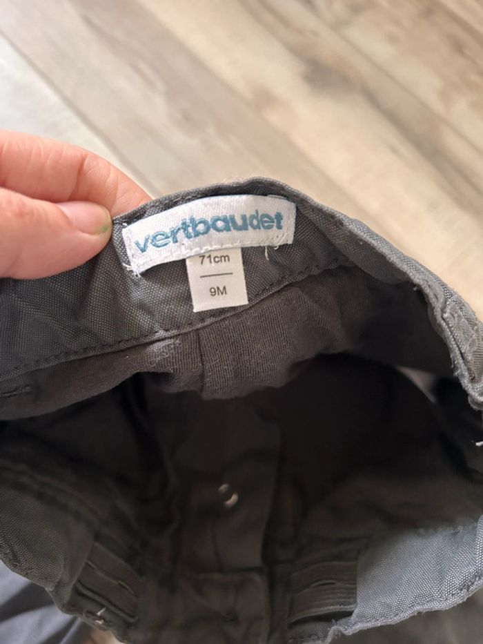 Pantalon gris 9 mois , vertbaudet - photo numéro 3