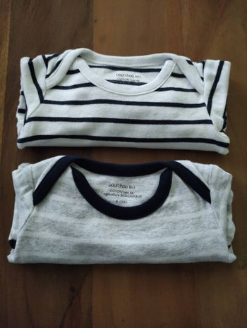 Bodies bout'chou bio - Taille 6 mois