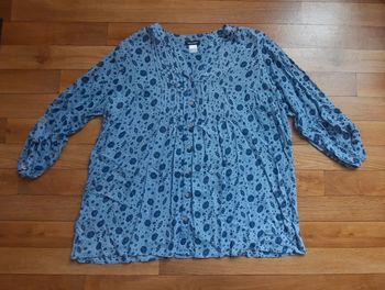 Tunique bleue Taille 56 Neuve