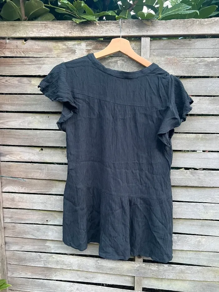 Blouse noire Promod – Taille estimée M – Très bon état - photo numéro 6