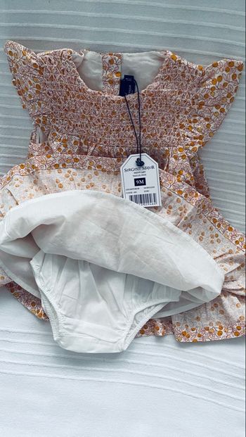 Robe fleurie sergent major 9 mois