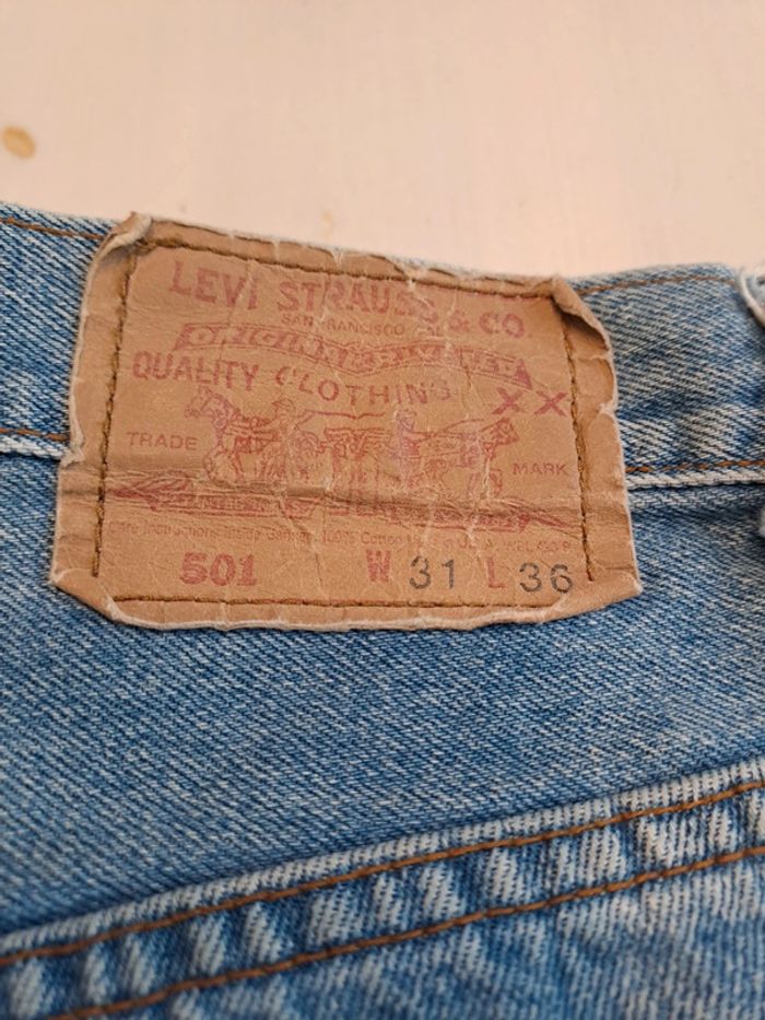 Jeans Levi's 501 made in USA 26x28 - photo numéro 4