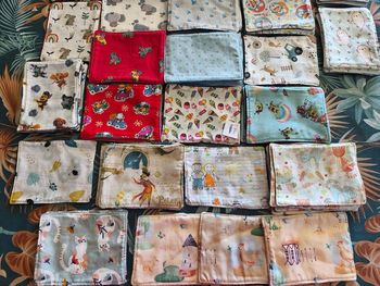Lot 10 lingettes lavables grand format 14 x 10.5 cm éponge bambou Oeko-tex 