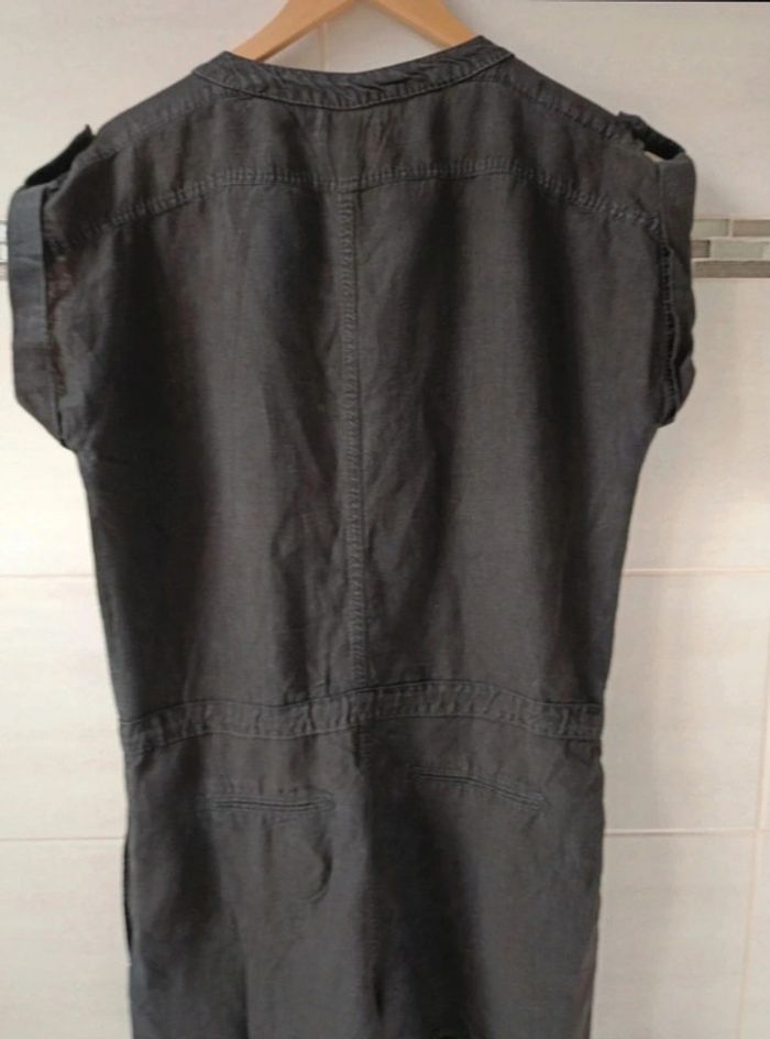 Combishort Caroll t.40 100% lin noir - photo numéro 8