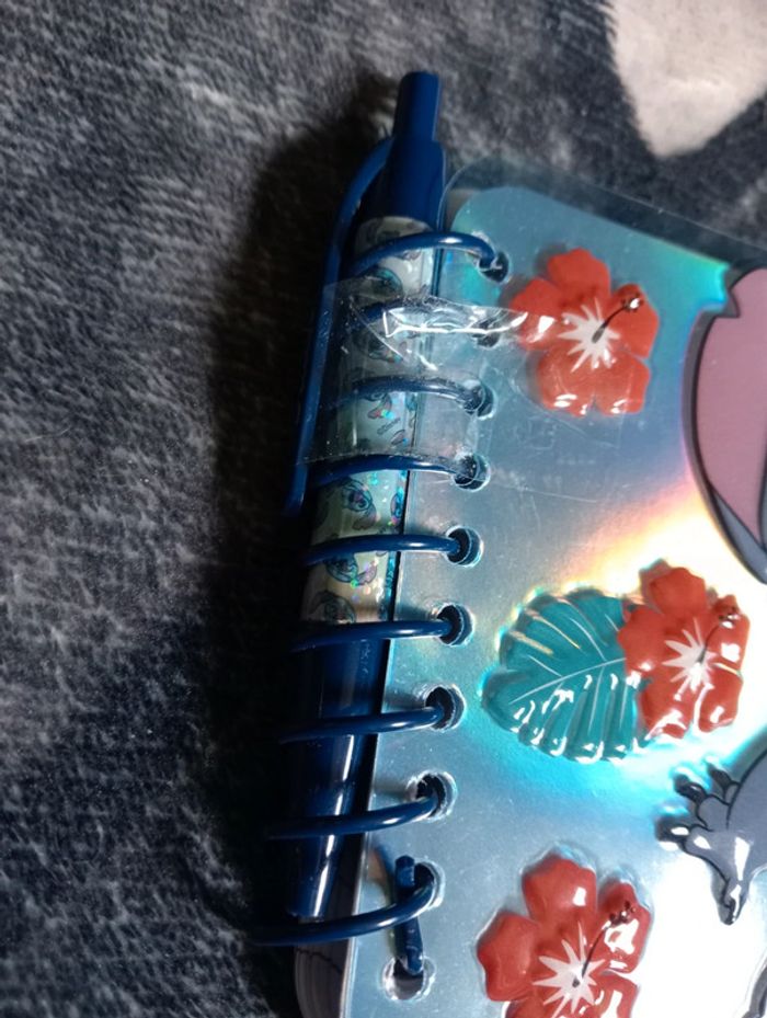 Carnet de notes stitch Disney avec stylo - photo numéro 2