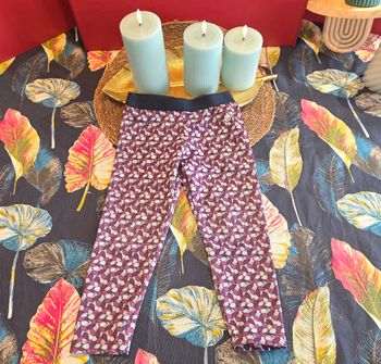 Legging violet/bordeaux 3 ans