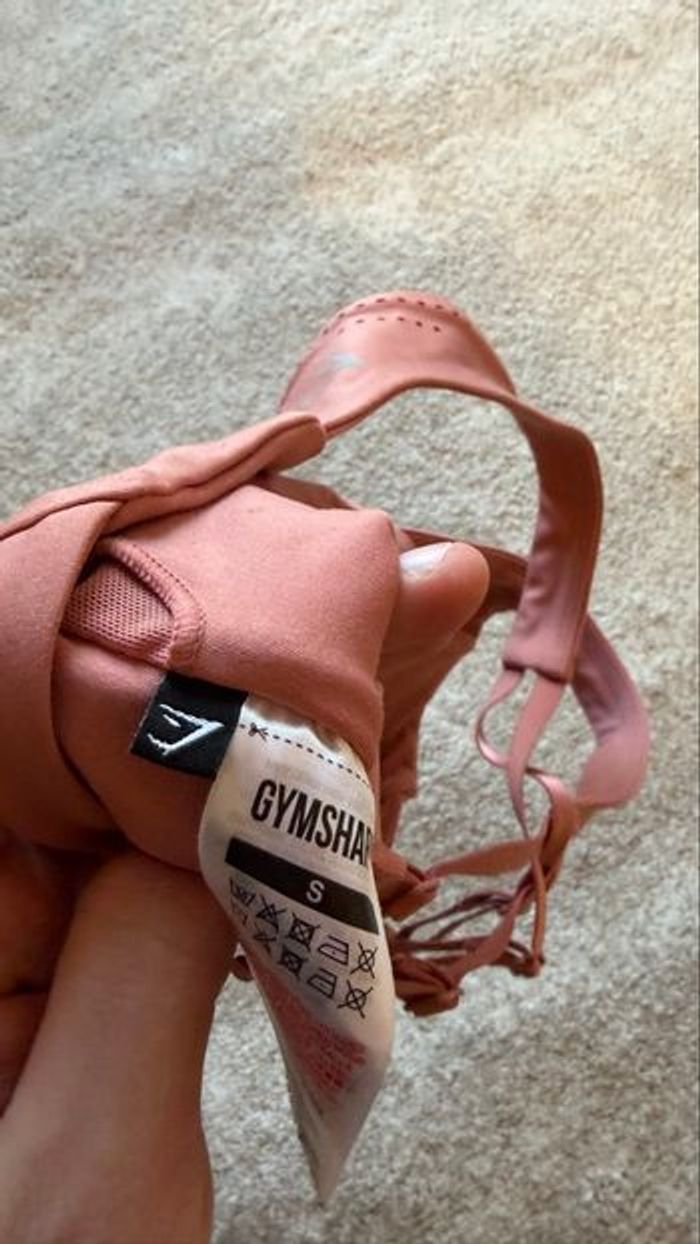 Gymshark Brassière Sport Femme Rose – Taille S – Brassière Fitness Musculation – Très bon état - photo numéro 8