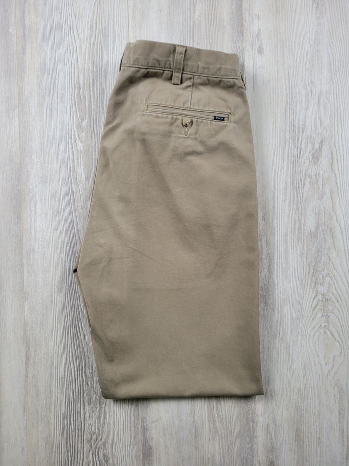 Chino Ralph Lauren beige Homme T34 / L30 – coupe droite classique – très bon état
