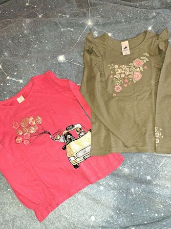 lot de 2tshirts manches longues