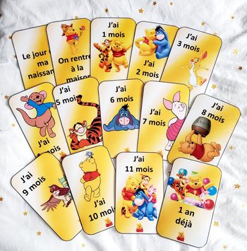 Cartes étape - Winnie et ses amis