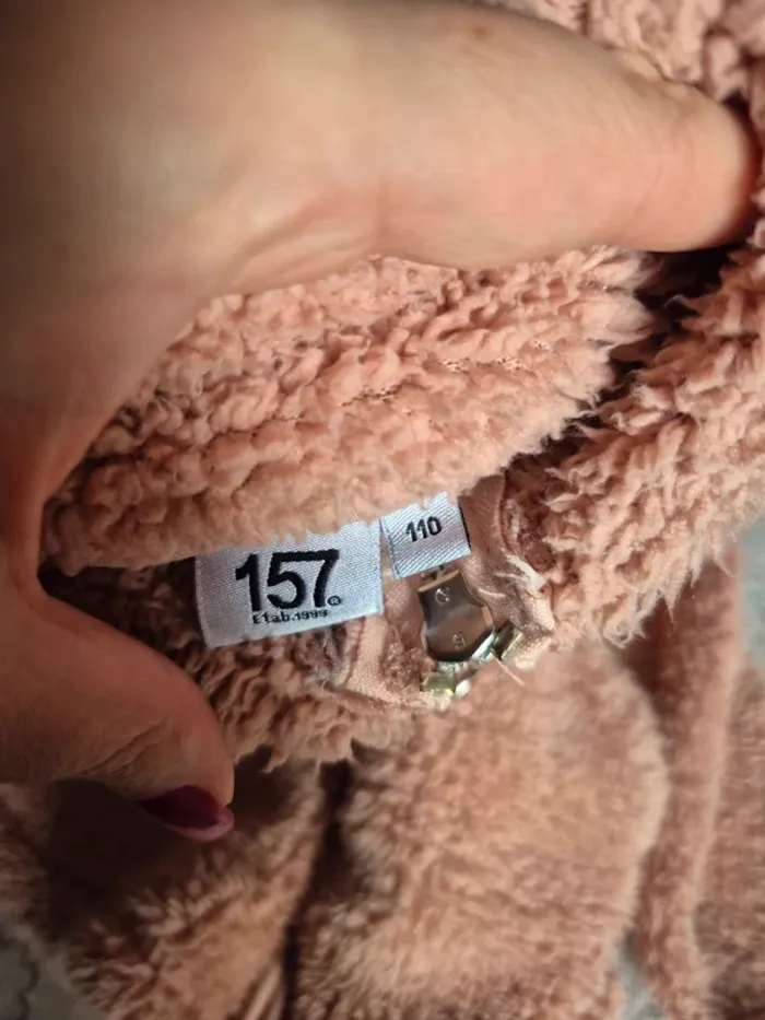Gilet zip abricot T 5ans - photo numéro 6