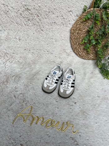 Basket samba noir et blanche - Taille 25 - Adidas 