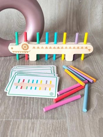 Jeu de classification des couleurs pour enfants inspiration Montessori