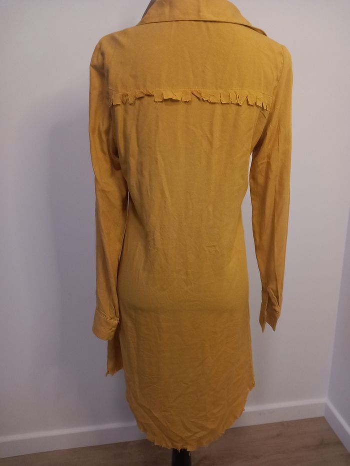 Robe chemise jaune à franges New Laviva - photo numéro 6