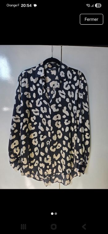 Chemise satinée