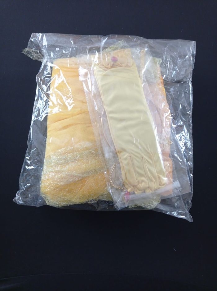 Déguisement robe princesse jaune papillon 6ans - photo numéro 7