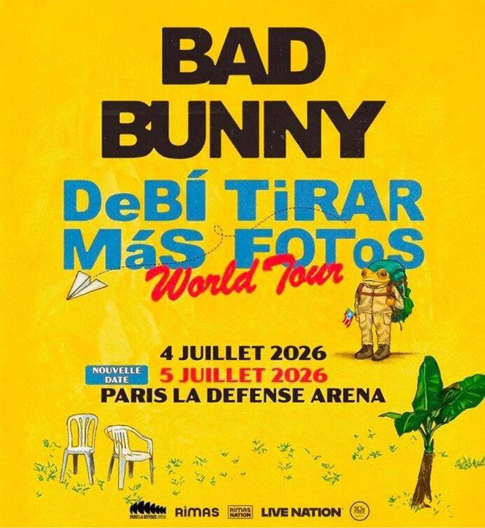 Places concert bad Bunny à Paris 2026