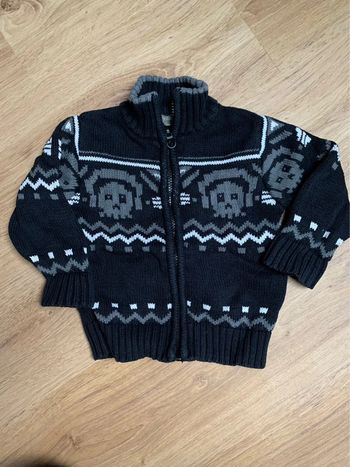 Gilet zippé 2 ans